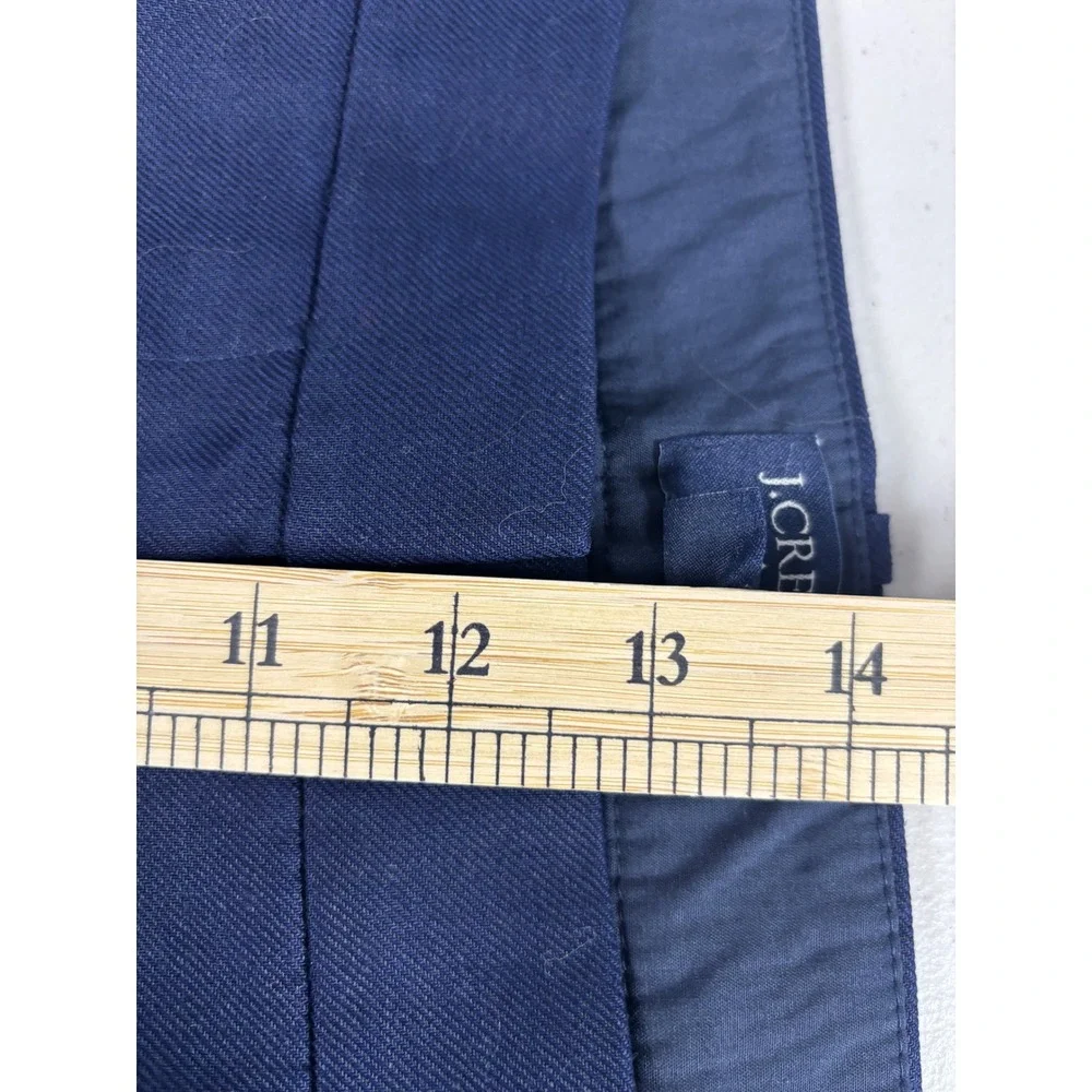 J. Crew Navy Blue Kallie Pants 22 Linen Blend Preppy Tailored Classic Workwear‎